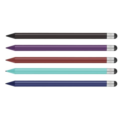 2 en 1 Lápiz Óptico y Lápiz de Carbón - Compatible con Tablets y Smartphones, Alta Precisión Táctil, 5 Colores Opcionales