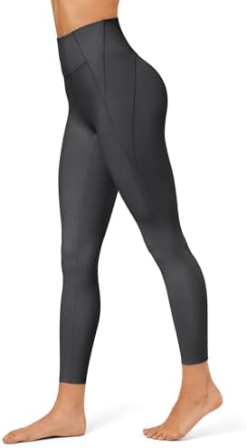 Compression Seamless Leggings with Pockets for Women High Waist Y...