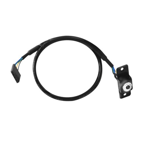 Cable de audio trasero ASROCK de 3,5 mm negro para conexiones internas de placa base 2