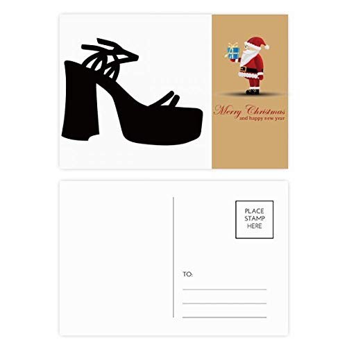 Cartes postales talons hauts pour éviter les vœux de Noël ennuyeux