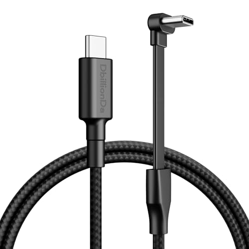 DbillionDa USB C to USB C Cable 1FT 3FT 6FT 10FT, 60W Fast Charging Right Angle USB C Cable, Compatible with iPhone 15/15 Pro/15 Plus/15 Pro Max, iPad mini 6/Pro 2021, MacBook Air/Pro, Galaxy S23