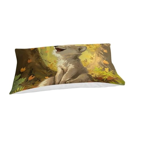 Housse de couette Corgi fermeture éclair pour lit enfant anti-glisse - 3