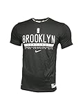 Nike Men's Brooklyn Nets T-Shirt 100% Polyester CK8181 Black (Medium)