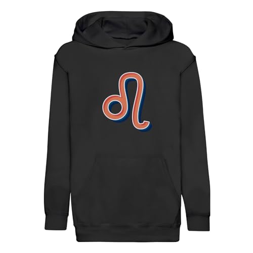 Sweat enfant lion astrologie premium avec capuche douce et chaude
