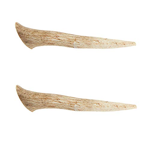 Deer Antlers for Dogs (2 x Medium Pieces) - Natural Dog Antler Chews for Chewing Satisfaction - 8 Sizes inc Small, Medium and Large Antlers for Puppies and Adult Dogs