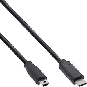 Câble USB-C vers Mini USB 2.0 de 5 mètres (Occasion Très Bon)