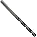 Precision Twist 500 6 High Speed Steel Extra-Long Drill Bit, Black Oxide Finish, Round Shank, Spiral Flute, 135 Degree Point Angle, 9/32" (Pack of 6)