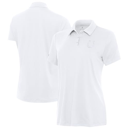 Antigua Women's White Indianapolis Colts Reprocess Polo