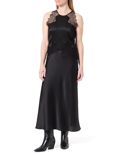 Robe BOSS Noir 001 taille 38 pour femme avec détails en dentelle chic