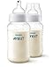 Philips Avent Anti-colic Baby Bottle 11oz, Clear, Pack of 2, SCF406/24