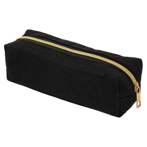 Estuche de Pluma, Linda de lápices, Organizador de Almacenamiento con Cremallera para gobernante, blocs de Notas para Uso Diario de la Escuela de Oficina, Negro 1, verwijzen naar de beschrijving