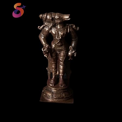 Image of Copper Idols India,6 inches, Handmade Copper 3.6 inch, 220 Grams, Patina Antique Finish, Pack of 1 Piece