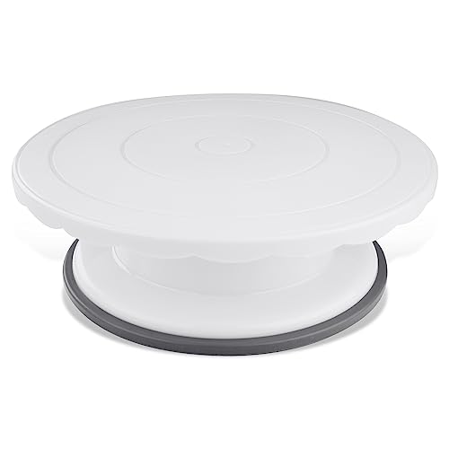 Dr. Oetker Drehbare Tortenplatte Ø 27,5 cm, Kuchenplatte zum Dekorieren...