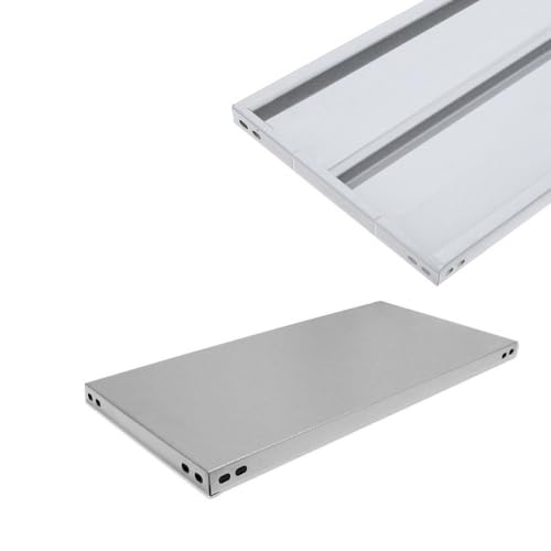 BUD - Scaffale in metallo COMPONIBILE varie misure e portate tipo pesante con rinforzo (Ripiano cm 40x100 1 rinforzo)