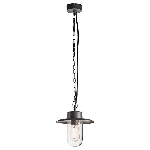 SLV Suspension MOLAT/Éclairage pour terrasse; jardin; luminaire d'extérieur; lampe de jardin; projecteur plafond/E27 IP44 60W anthracite