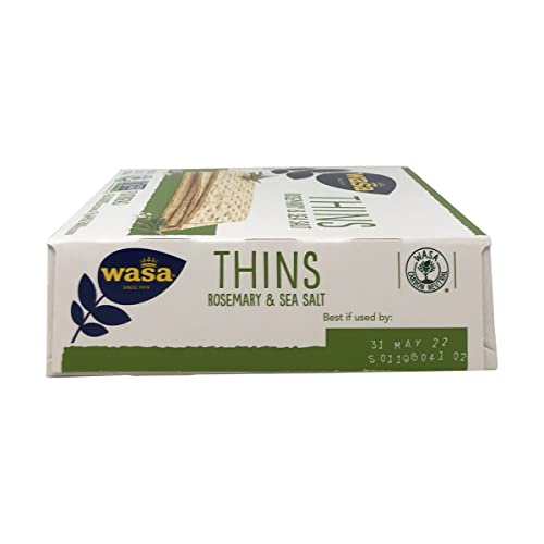 Wasa Flatbread Thins Crackers, Rosemary and Sea Salt, 6.7 Ounce (Pack of 1) - image 4