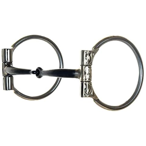 Aime Imports Western SS Silver Sweet Copper Inlay D-Ring bit Cover