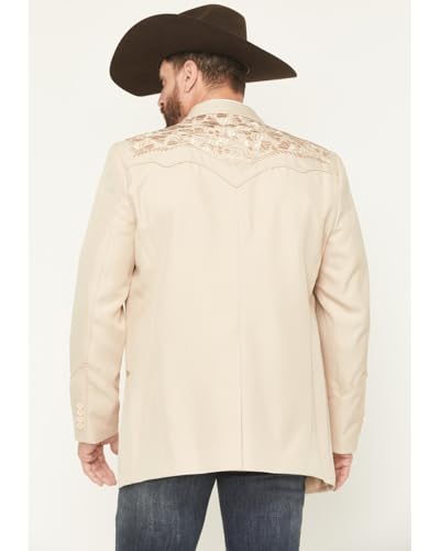 Scully Men's Floral Embroidered Sportcoat Big - P-916-BIG 50 REG US Sand4