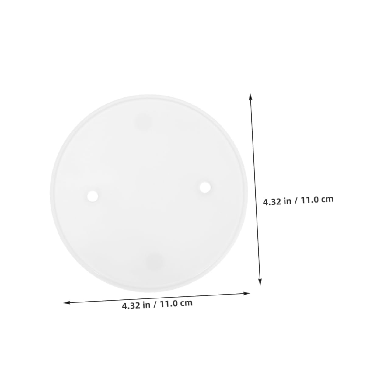 OSALADI Ceiling Blank-up Cover Round Ceiling Plate Plastic Hide Wiring Install in Minutes