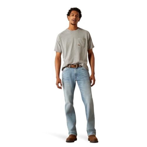 Image of Ariat Men's Rebar M4 Relaxed DuraStretch Basic Stackable Straight Leg Jean