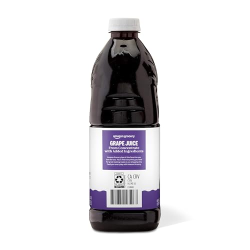 Amazon Grocery, Grape Juice, 64 Fl OZ (Previously Happy Belly, Packaging May Vary)