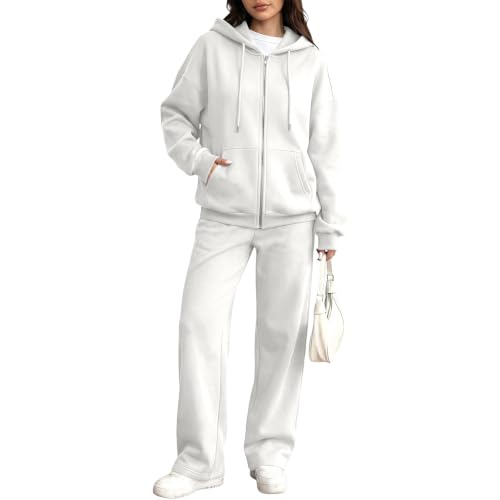 Matching Workout Sets for Women Zip Up Jacket Joggers Gym Sweatsuits - image 4
