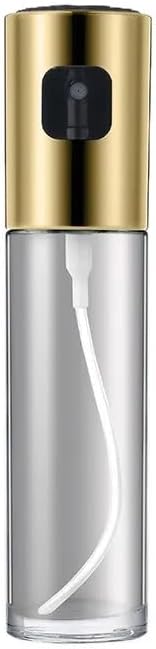 Refillable Glass Oil Sprayer for Cooking - Oil Mister for Salad, BBQ, Baking | Kitchen Gadget with Adjustable Nozzle,(Silvery)