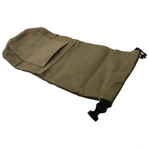 Bolsa de lona funcional para linternas de camping diseñada para proteger lámparas de queroseno y aceite durante el transporte y almacenamiento (verde)