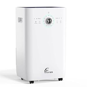 8500 Sq. Ft Dehumidifier for Basement, Large Rooms – 150 Pints Dehumidifier with Drain Hose, Built-in Pump, Dust Removal, Auto Defrost, Intelligent Humidity Control, 3 Smart Modes