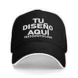 MOSGDBV Gorra Personalizadas al por Mayor, Gorra Beisbol Personalizada, añade tu Texto/Logo/Imagen, CREA tu Propio diseño, Gorras Personalizable para Hombres y Mujeres