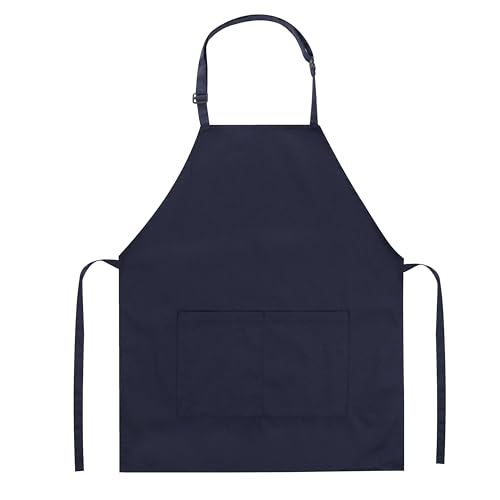 Listers Schoolwear Kids Plain Apron With Front Pocket - Arts Crafts Baking Cooking Party Design Tech - White Black Cream Navy - Cosy Home Interiors Listers Schoolwear Kids Plain Apron With Front Pocket - Arts Crafts Baking Cooking Party Design Tech - White Black Cream Navy