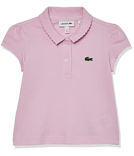 Image of Lacoste Girls Classic Short Sleeve Pique Polo Shirt