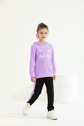 Image of Mioglrie Girls Clothes 4T 5T Fall Winter Girl Outfit Toddler Girl Clothes Size 6 7 8 Sweatshirt Pant Clothing Sets