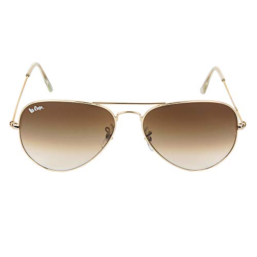 Image of Lee Cooper Gradient Aviator Unisex Sunglasses - (LC9000FOA C1 62|62|Grey Color Lens)