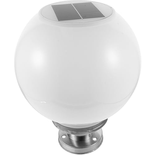 Lámpara solar de poste exterior Toddmomy de 250mm para iluminar jardines y patios todo el año.