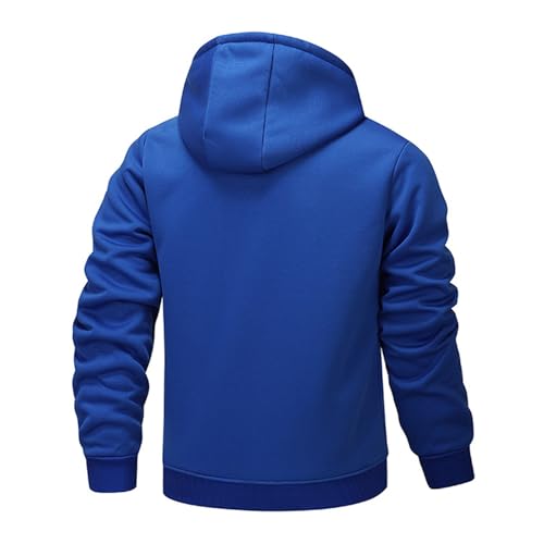 ADHOWBEW Men's Winter Coats Hunting Plush Warm Vintage Long Sleeve Fleece Lined Zip Up Thicken Sherpa Big and Tall Outerwear3