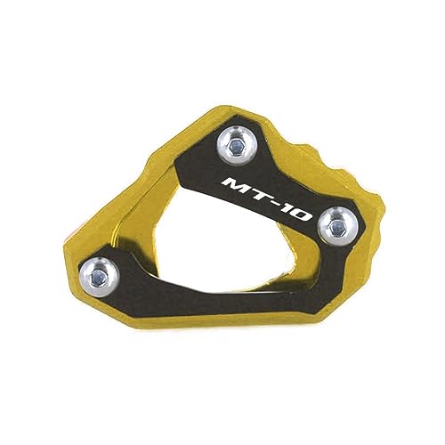 Élargisseur béquille moto CNC pour MT-10, idéal pour stabiliser vos road-trips 2017-2022
