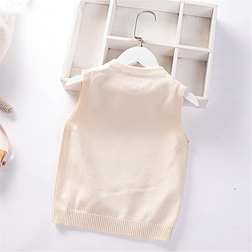 Baby Girls Sweater Vest Flower Baby Autumn Children Knit Vest Pullover Kids Sweater Top Toddler Clothes O-Neck3