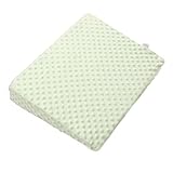 Gemuseeee Oreiller cale bébé Vert à 30 degrés, Anti Reflux, réduit Les régurgitations et Les Risques d'étouffement, Doux et Moelleux, pour Un Sommeil Une tétée facilités.