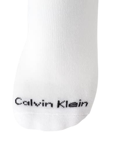 Calvin Klein Men's 6 Pair Athletic Crew Socks, Size 7-12, White Solid #TOP4