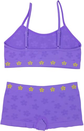 Image of ToBeInStyle Girl Pack of 6 Set Spaghetti Strap Training Bras & Boyshorts Bikinis