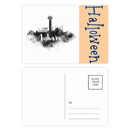 Cartes postales d'Halloween Ankara lot de 20 pour éviter les invitations banales et ordinaires