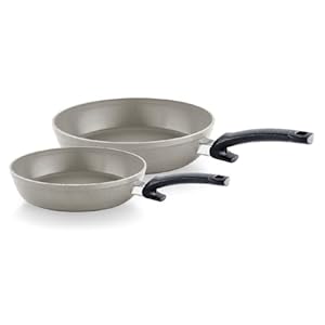 Fissler Ceratal Comfort Frying Pan-Set / 2-Piece Aluminium Ceramic Coated (9.5+11-Inch) Ceramic Frying Pan Non-Stick – Pfas+Ptfe-free, Made in Germany – Induction