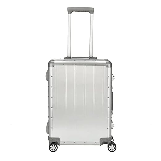 Alumaxx Maleta de Viaje Orbit de Aluminio, con 4 Ruedas Dobles de 360°, 54 cm