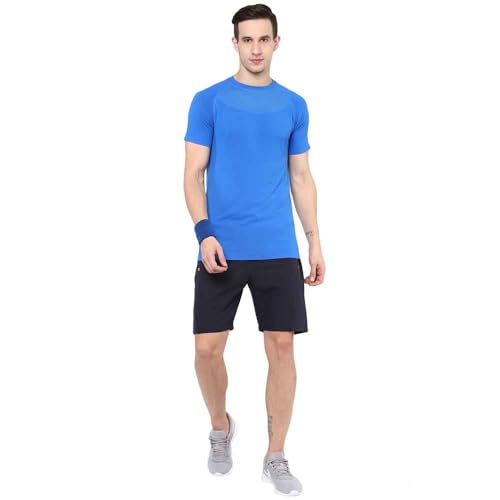 Image of Nivia Urban Peach Shorts for Men | Shorts for Gym | Sports Shorts | Running Shorts (Navy Blue /Red,2XL)