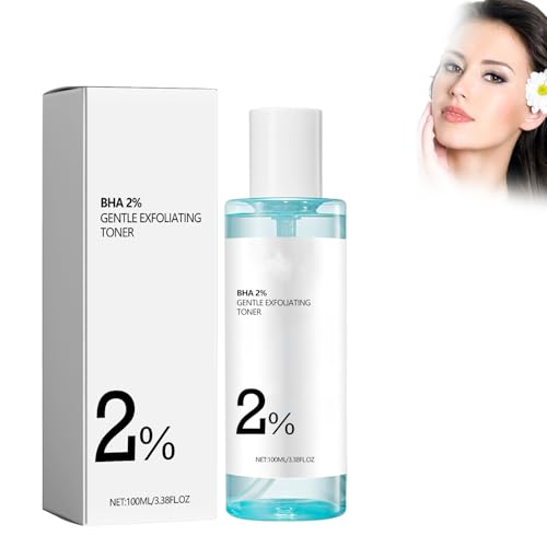 Tónico exfoliante suave, Tónico Rostro, Solución Tonificante Exfoliante,Elimina Los Granos para Todo Tipo, Apta para Pieles Mixtas, Grasas o con Tendencia Acneica