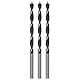 QUARKZMAN 3 Stück Brad Point Bohrer 3,5mm (9/32) Durchmesser Gerader Rund Schaft Bohrer Metrischer Brad Point 45mm (1,77) Bohrtiefe Spiral Twist Bohrer für Schreiner Kunststoff Gummi