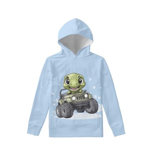 Talayituse Boys Girls Hoodies for Kids Casual Long Sleeve Pullover Sweatshirts with Pocket for 6-16 Years