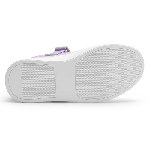 Rihero Girls Sneakers Kids School Uniform Mary Jane Shoes Casual Walking Shoes for Toddler Little Big Kids3