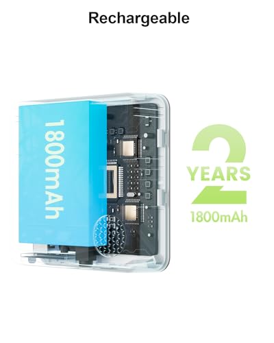 WiFi Freezer Thermometer Alarm with Digital Monitor, App & Email Alerts, 2 Year Data Export, Remote Temperature Sensor for Refrigerator, Refrigerator,